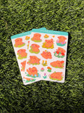 Malteser & Blumen | Scrapbooking | Stickerbogen | Konturschnitt