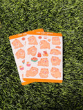 Chow Chow y Galletas | Scrapbooking | Hoja de Stickers | Troquelado Blando