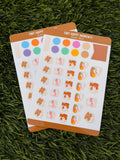 Tiny Happy Moments | Scrapbooking | Sticker Sheet | Kiss Cut