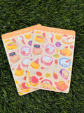 Cheese Pals | Scrapbooking | Planner | Sticker Sheet | Kiss Cut