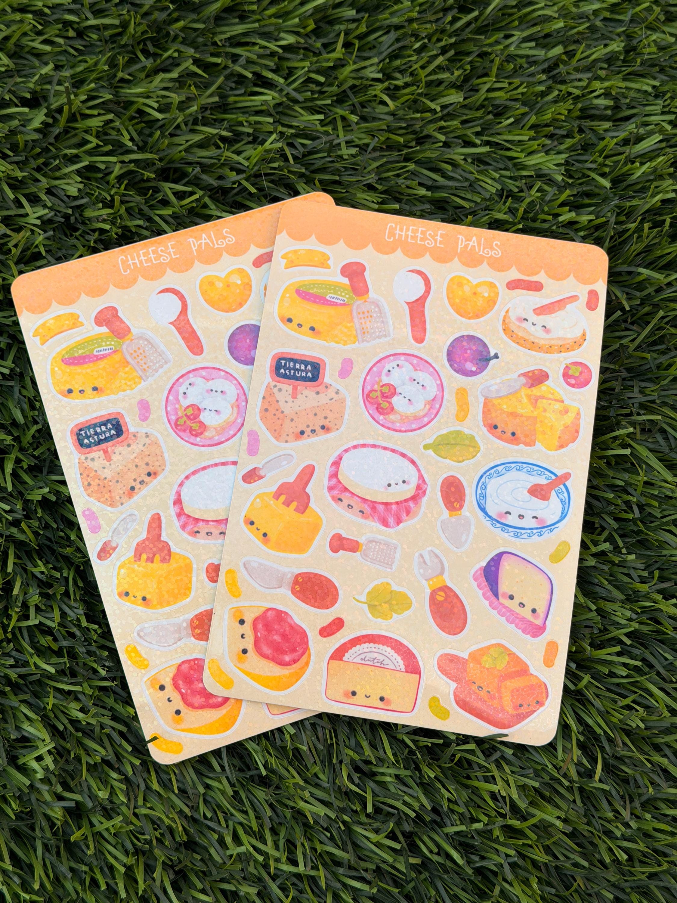 Cheese Pals | Scrapbooking | Planner | Sticker Sheet | Kiss Cut