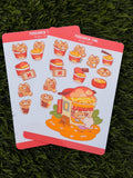 Purramen Time | Scrapbooking | Stickerbogen | Konturschnitt