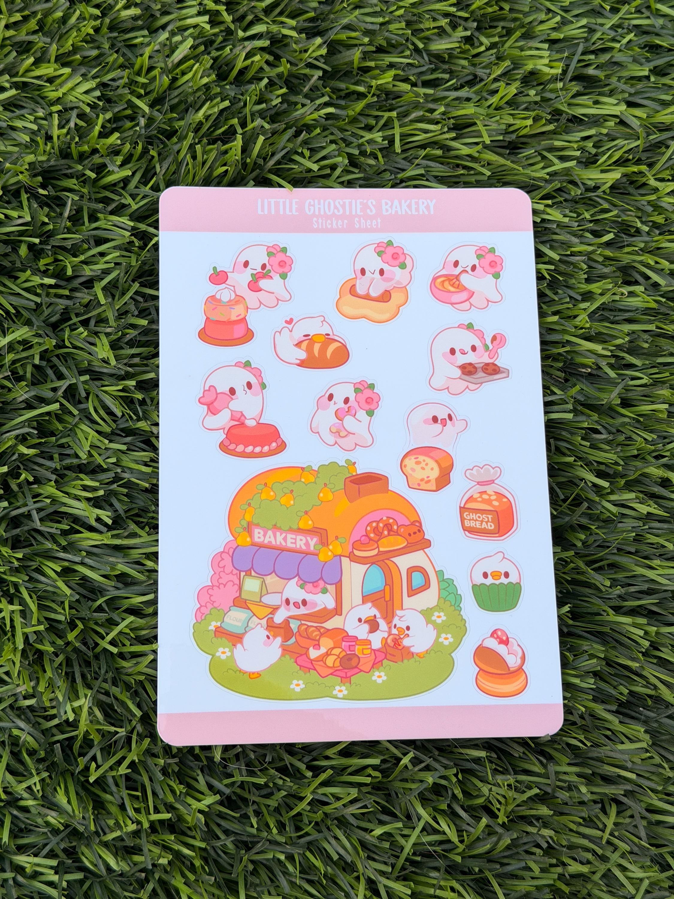 Little Ghostie's Bakery | Scrapbooking | Stickerbogen | Kiss Cut