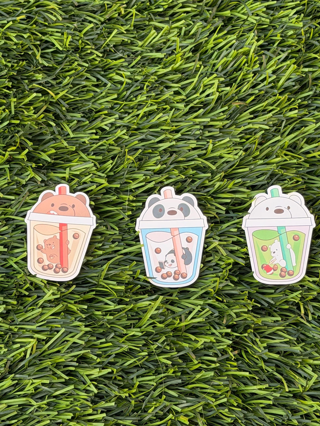 Kawaii Boba Bears Sticker Pack | Die Cut Sticker