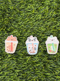 Kawaii Boba Bears Sticker Pack | Die Cut Sticker