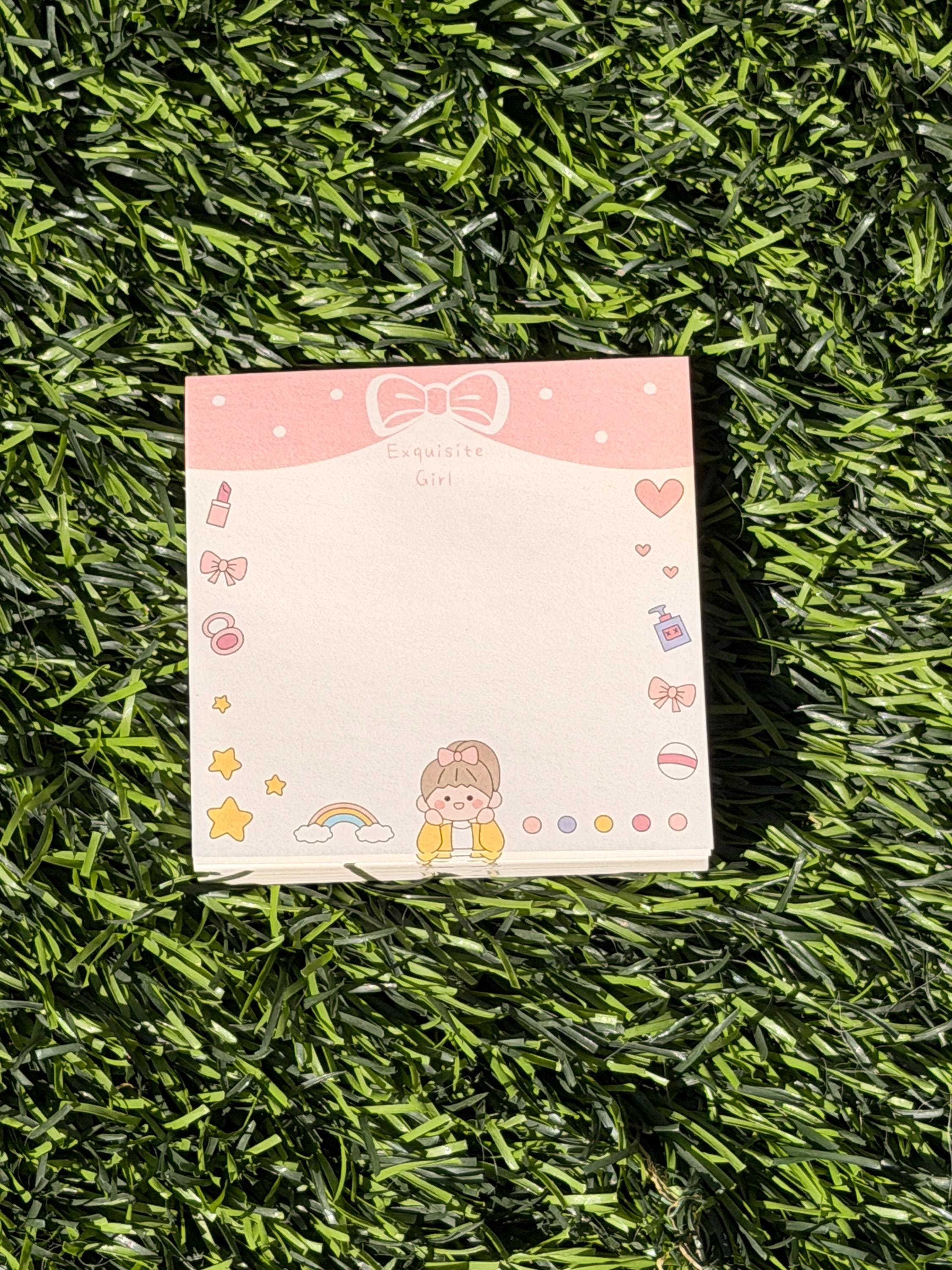 Kawaii Exquisite Girl Sticky Note