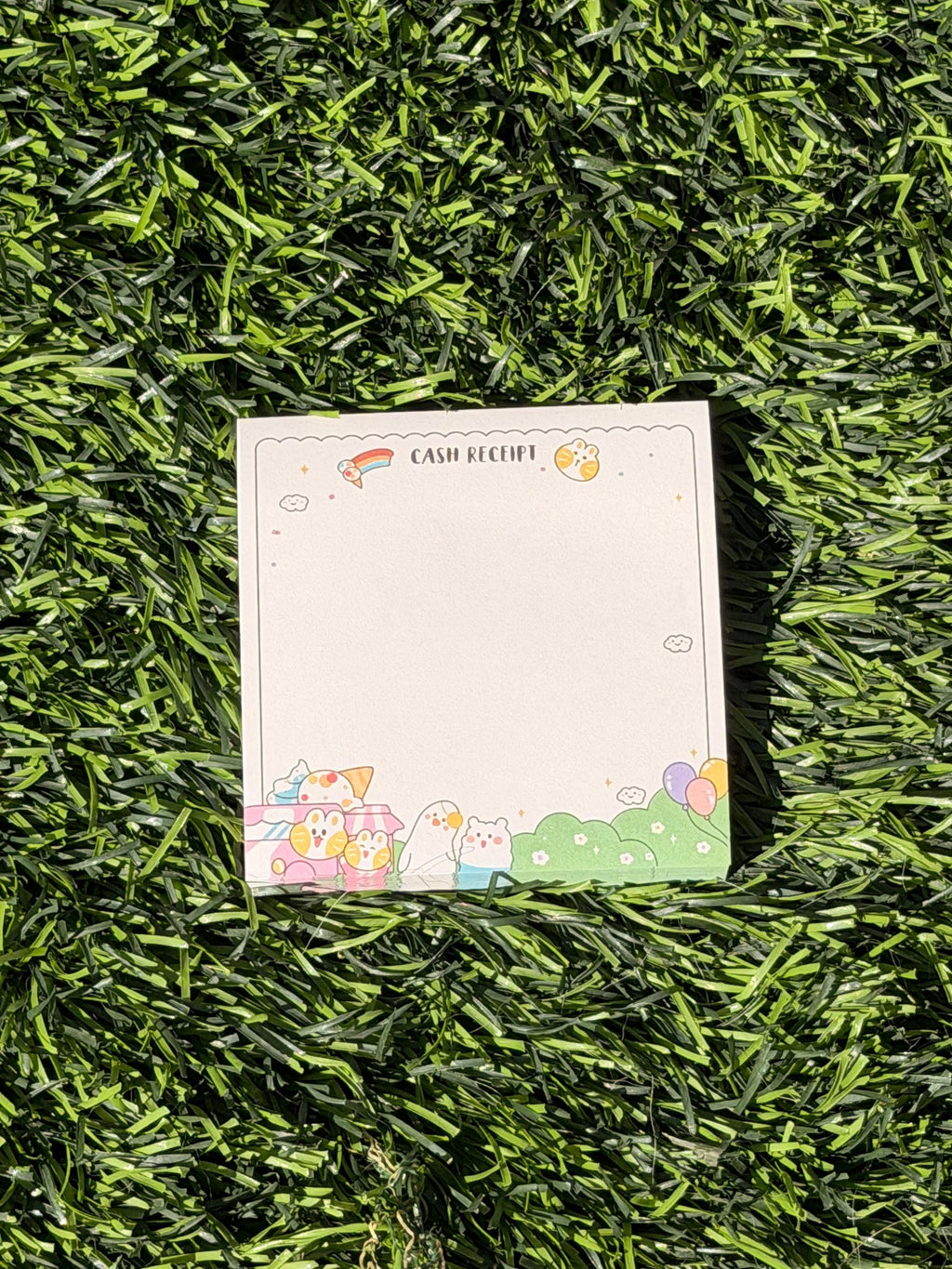 Kawaii Cash Receipt Sticky Note