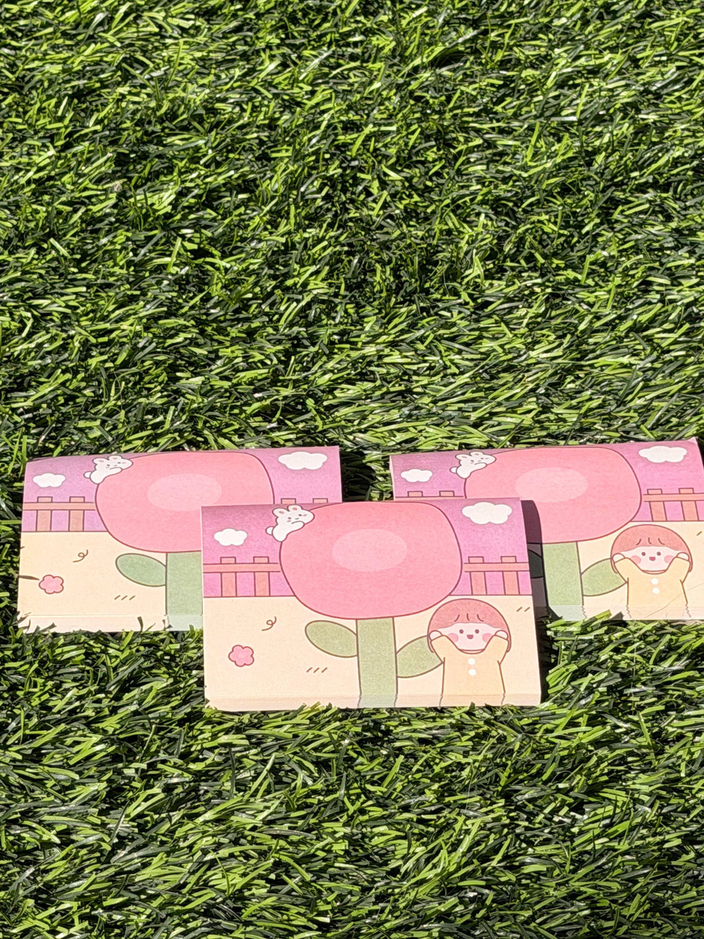 Kawaii Flower Girl Sticky Notes