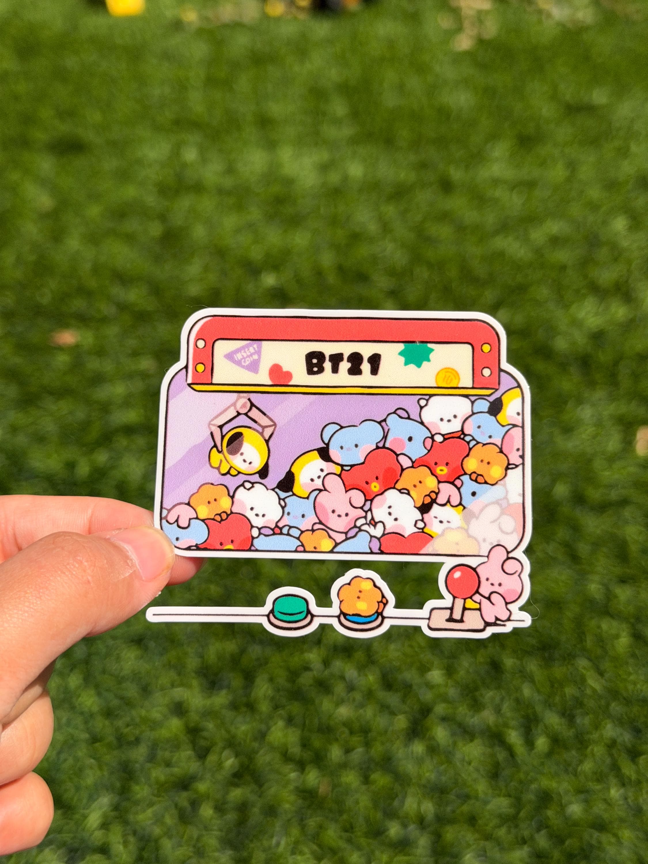 Kpop Claw Machine Sticker | Die Cut Sticker | Waterproof