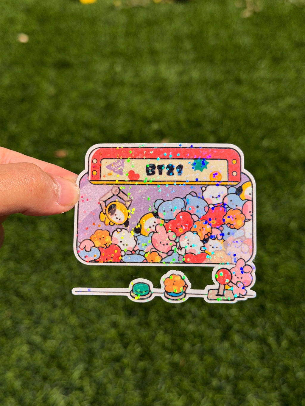 Kpop Claw Machine Sticker | Die Cut Sticker | Waterproof
