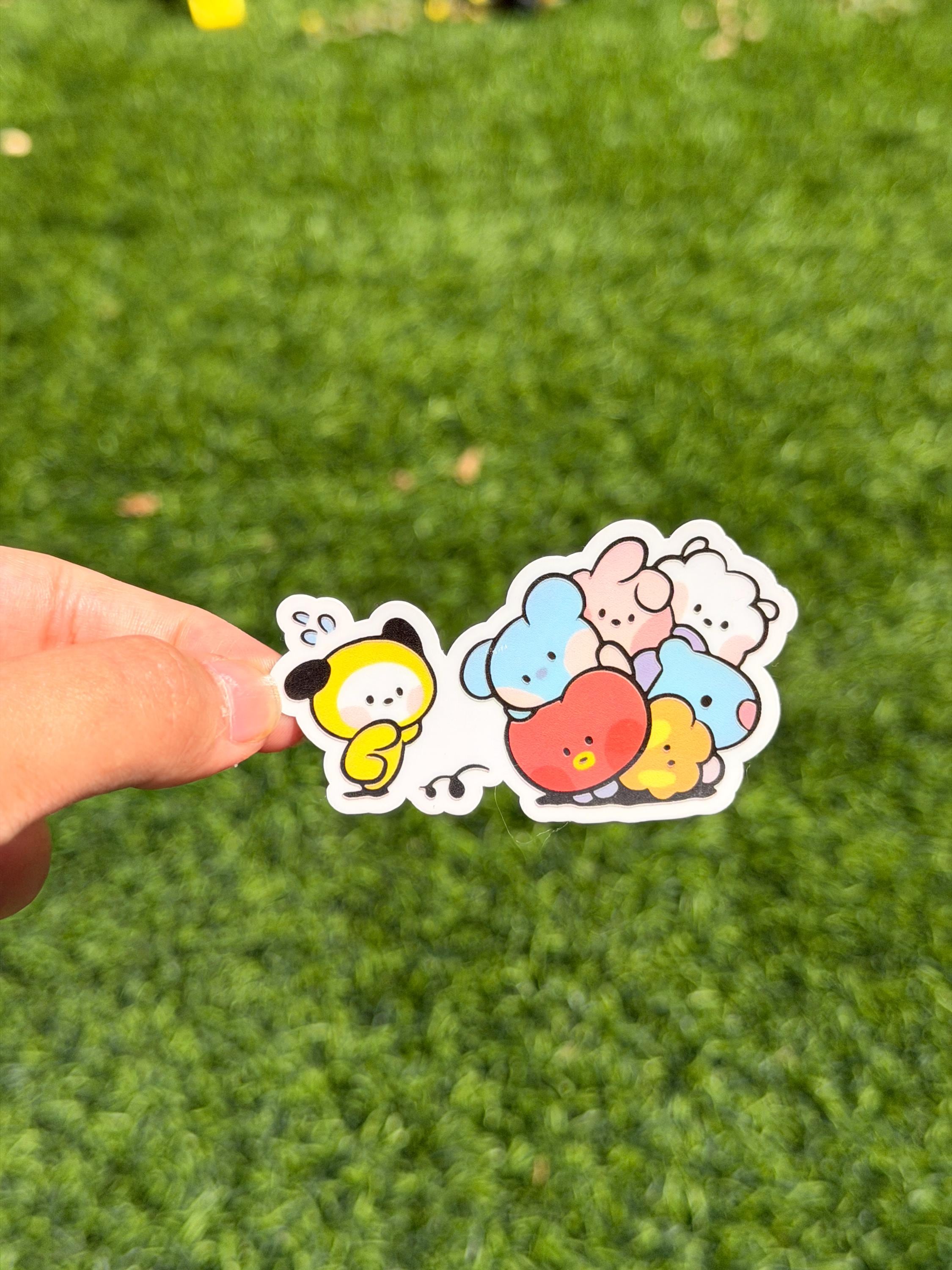 Kawaii Kpop Sticker | Die Cut Sticker | Waterproof