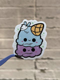 Pegatinas de animales y dulces kawaii | Pegatina troquelada | Impermeable