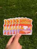 Kawaii Churros Stall Sticker | Die Cut Sticker | Waterproof