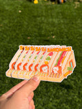 Kawaii Kitty's Sandwich Shop | Die Cut Sticker | Waterproof