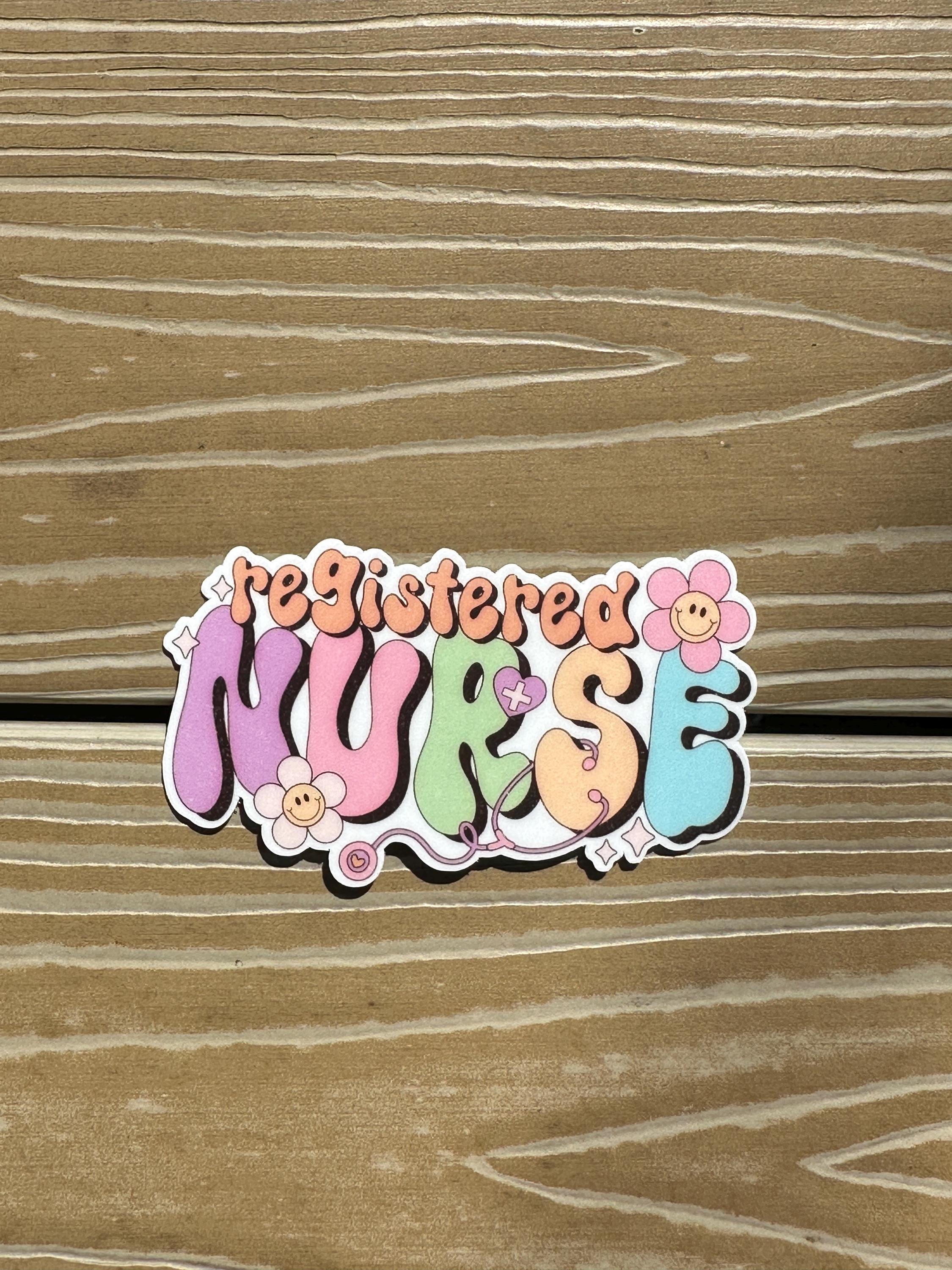 Registered Nurse | Die Cut Sticker | Waterproof
