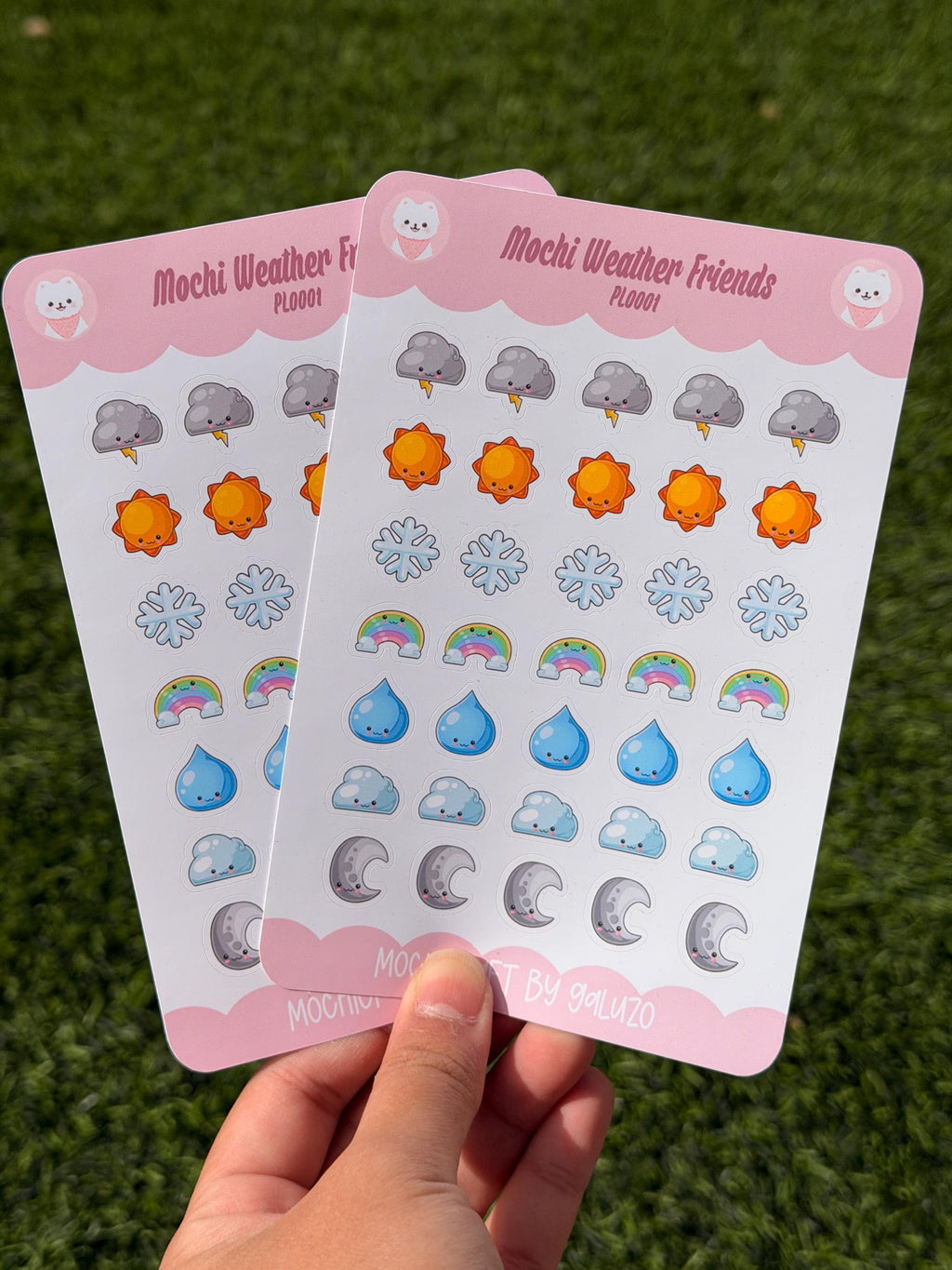 Mochi Weather Friends Sticker Sheet | Kiss Cut