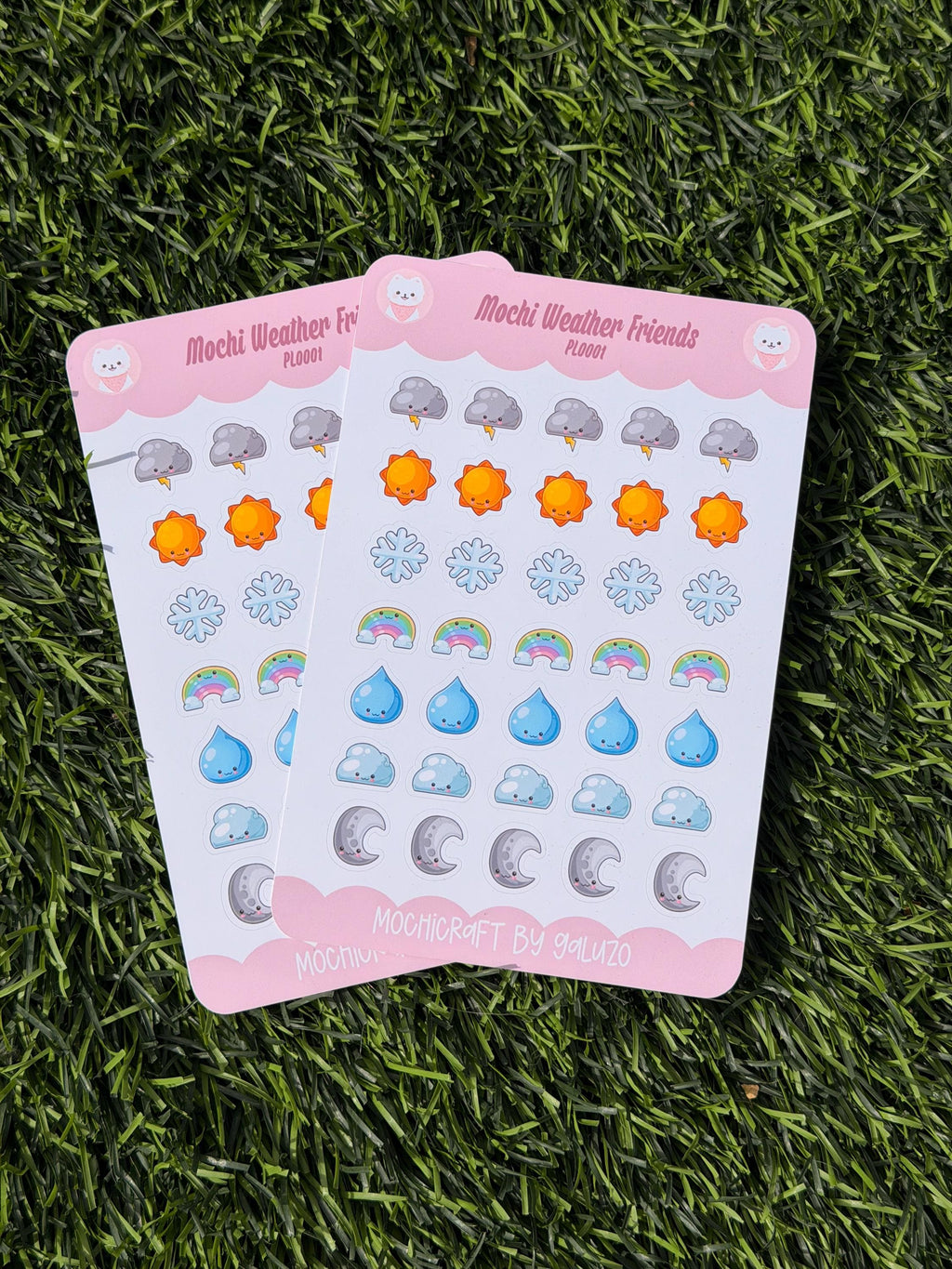 Mochi Weather Friends Sticker Sheet | Kiss Cut