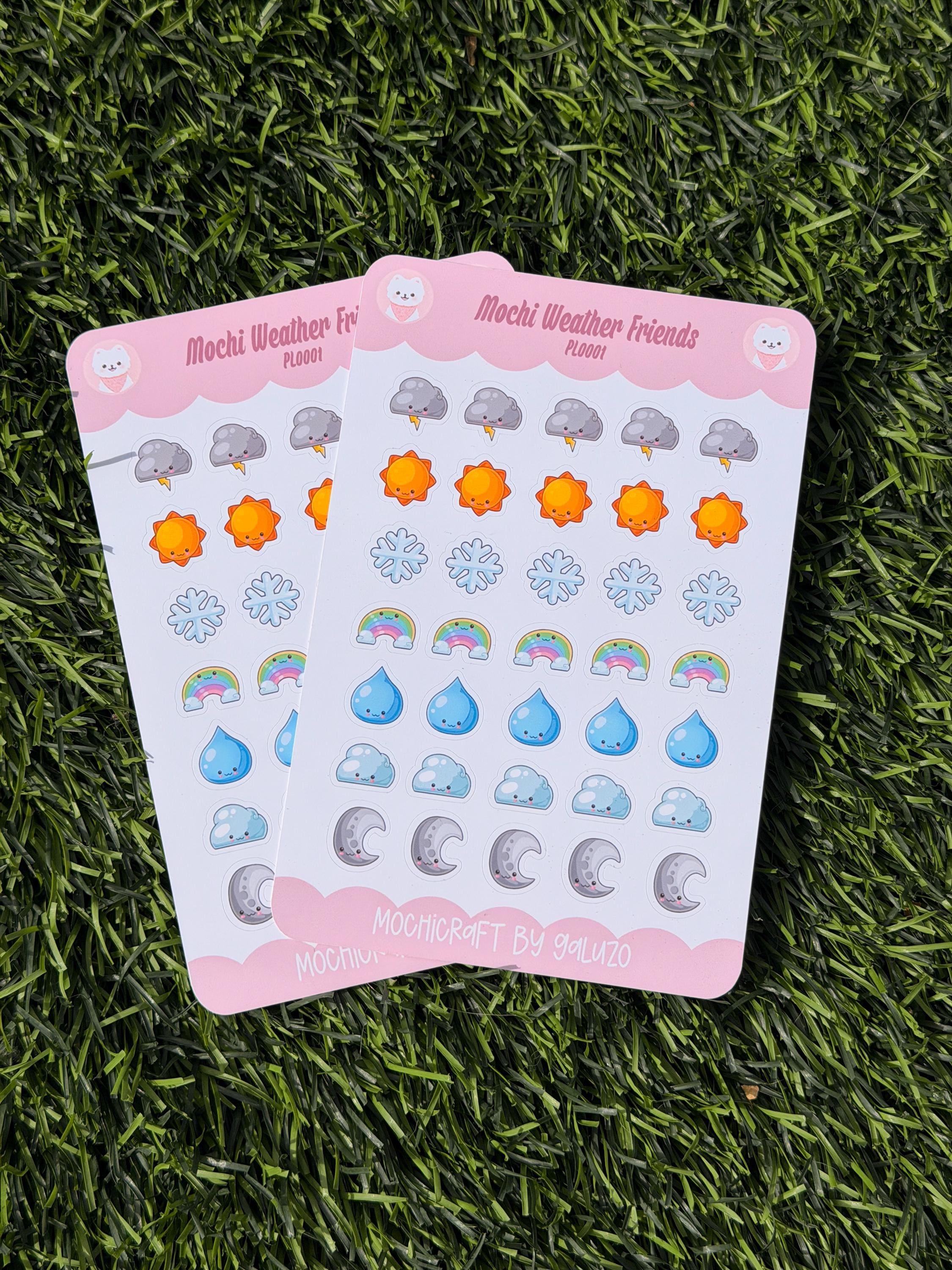 Mochi Weather Friends Sticker Sheet | Kiss Cut