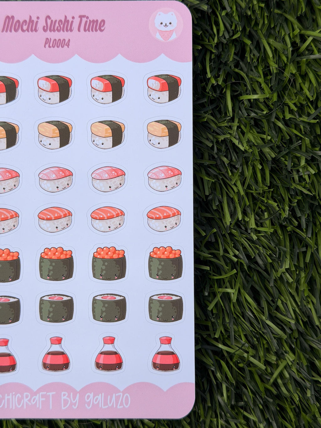 Kawaii Sushi Time Sticker Sheet | Kiss Cut