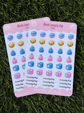 Kawaii Laundry Day Sticker Sheet | Kiss Cut