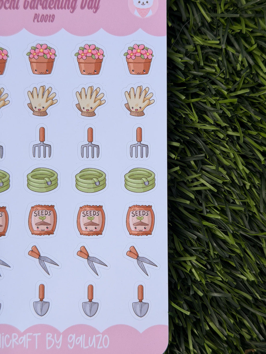 Kawaii Gardening Day Sticker Sheet | Kiss Cut