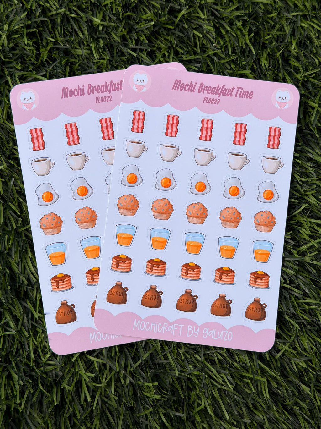 Kawaii Breakfast Time Sticker Sheet | Kiss Cut
