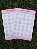 Kawaii Birthday Bash Sticker Sheet | Kiss Cut