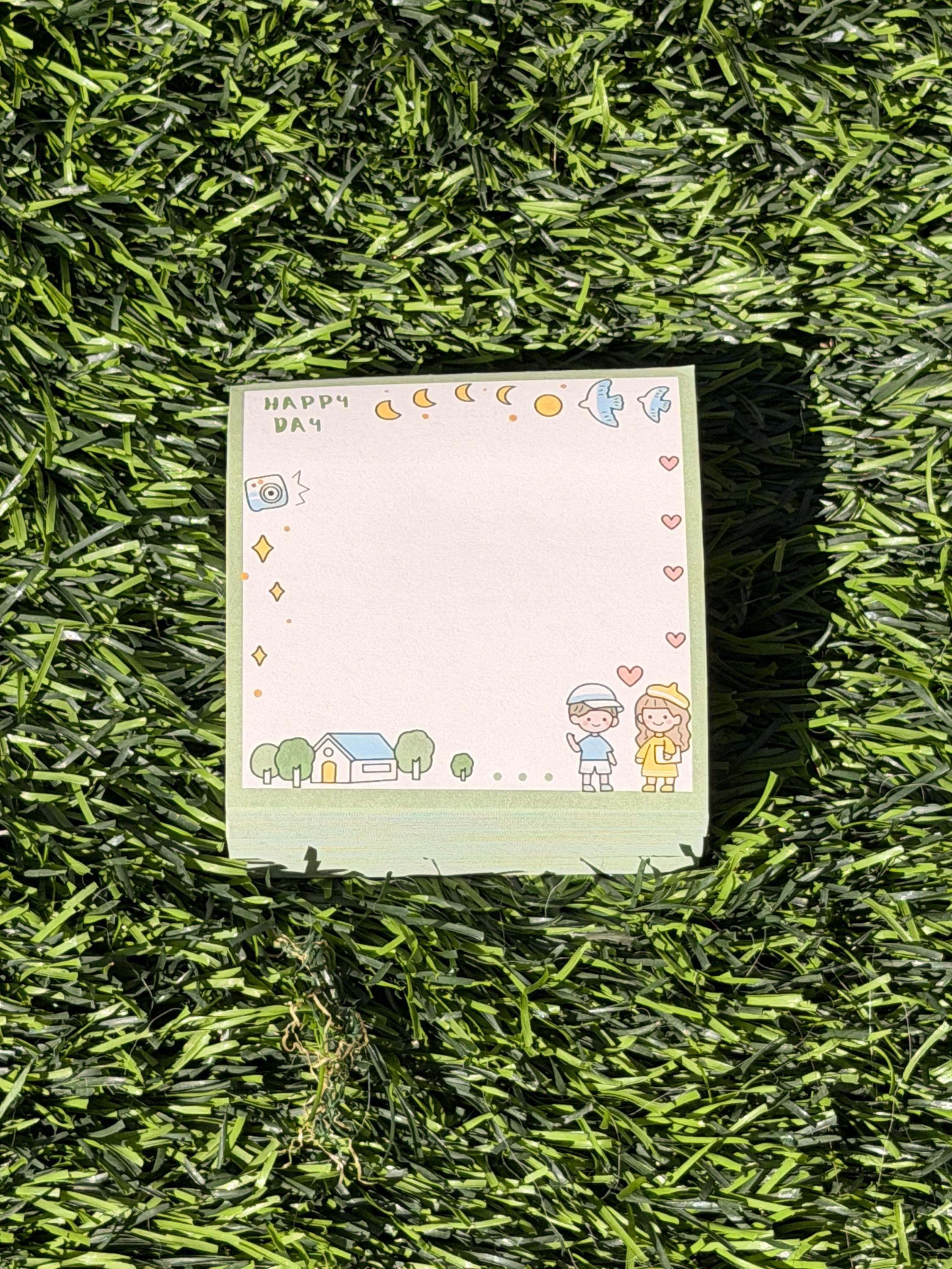Kawaii Happy Day Sticky Note