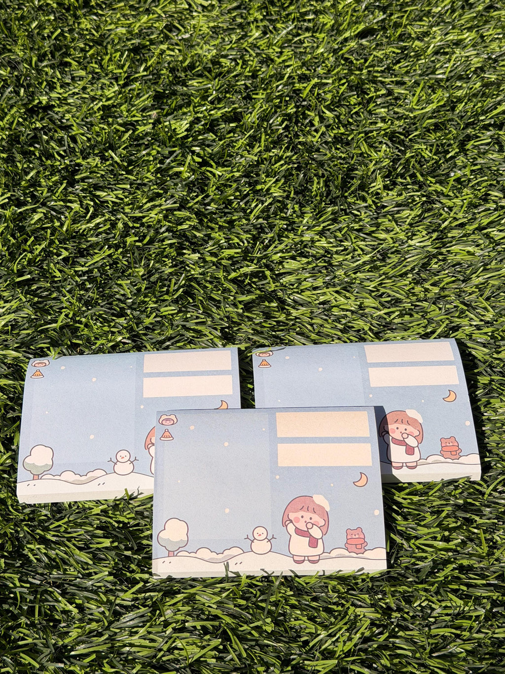 Kawaii Winter Girl Sticky Notes