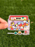 Kpop Claw Machine Sticker | Die Cut Sticker | Waterproof