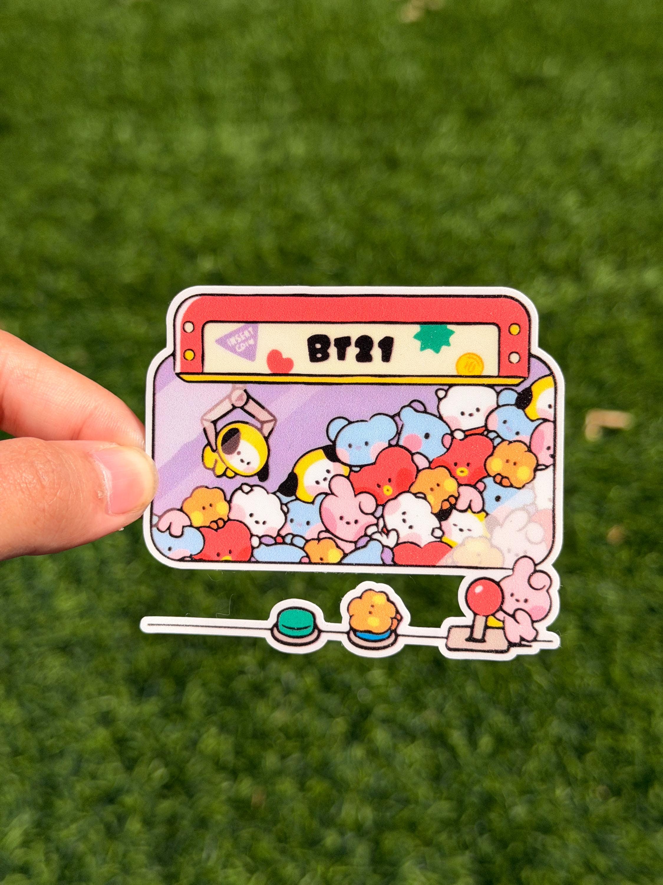 Kpop Claw Machine Sticker | Die Cut Sticker | Waterproof