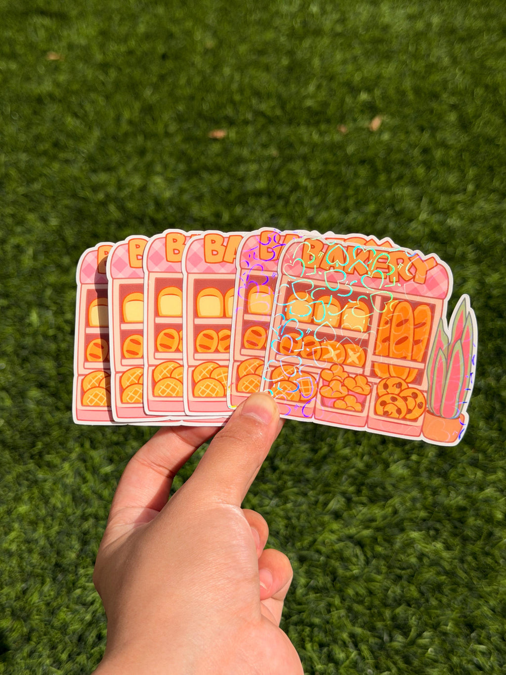 Kawaii Bakery Shop | Die Cut Sticker | Waterproof