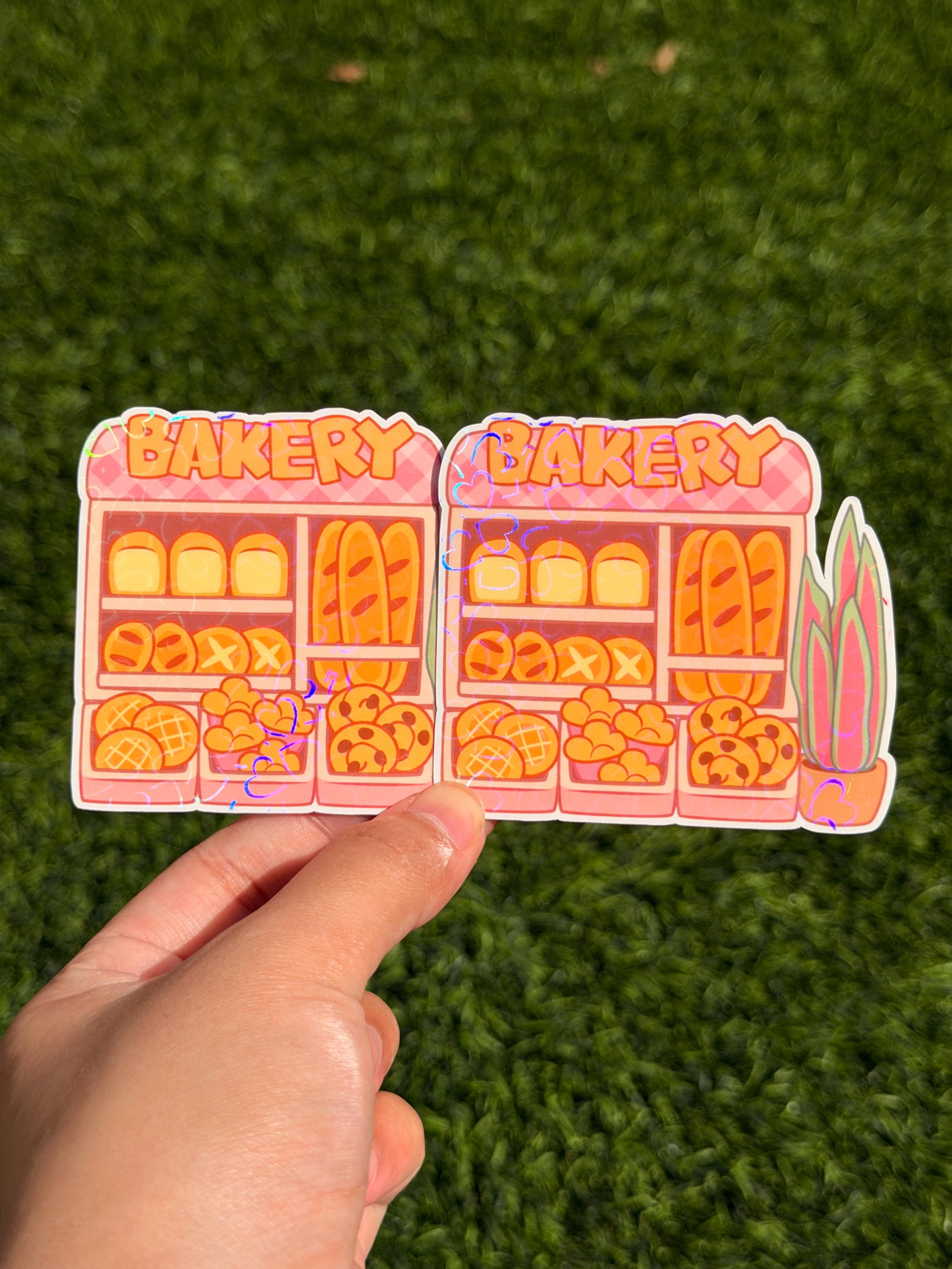 Kawaii Bakery Shop | Die Cut Sticker | Waterproof
