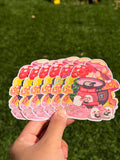 Kawaii Ghostly Duck Bakery Shop | Die Cut Sticker | Waterproof