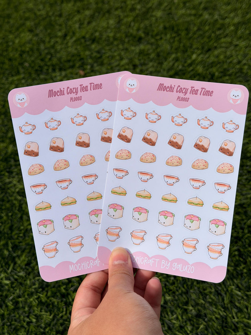 Kawaii Cozy Tea Time Sticker Sheet | Kiss Cut