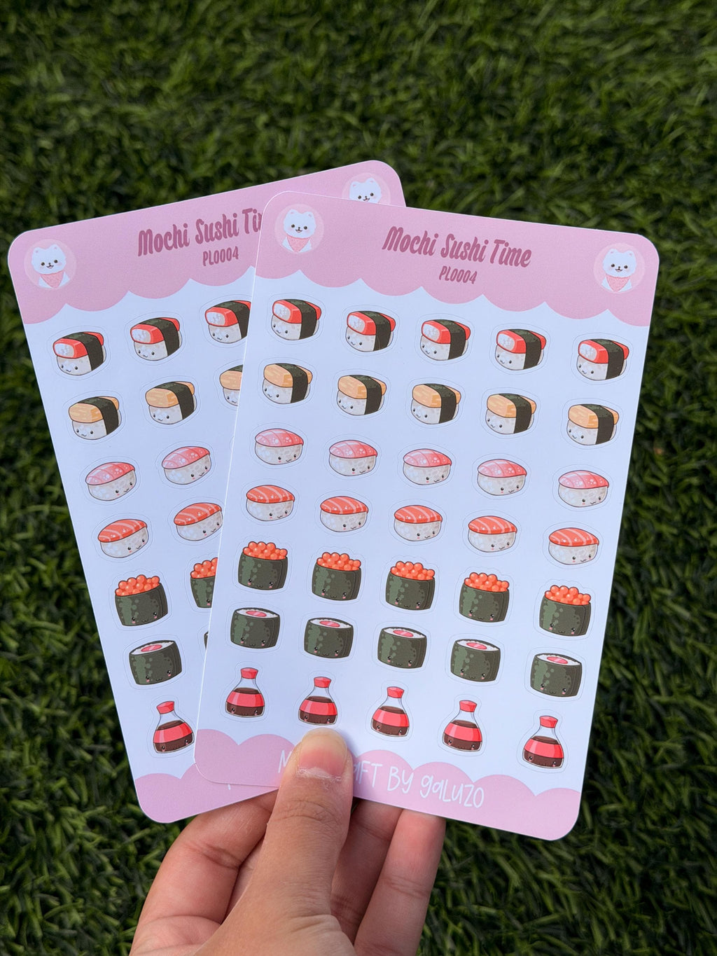 Kawaii Sushi Time Sticker Sheet | Kiss Cut