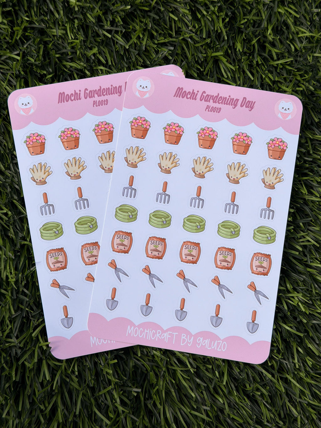Kawaii Gardening Day Sticker Sheet | Kiss Cut