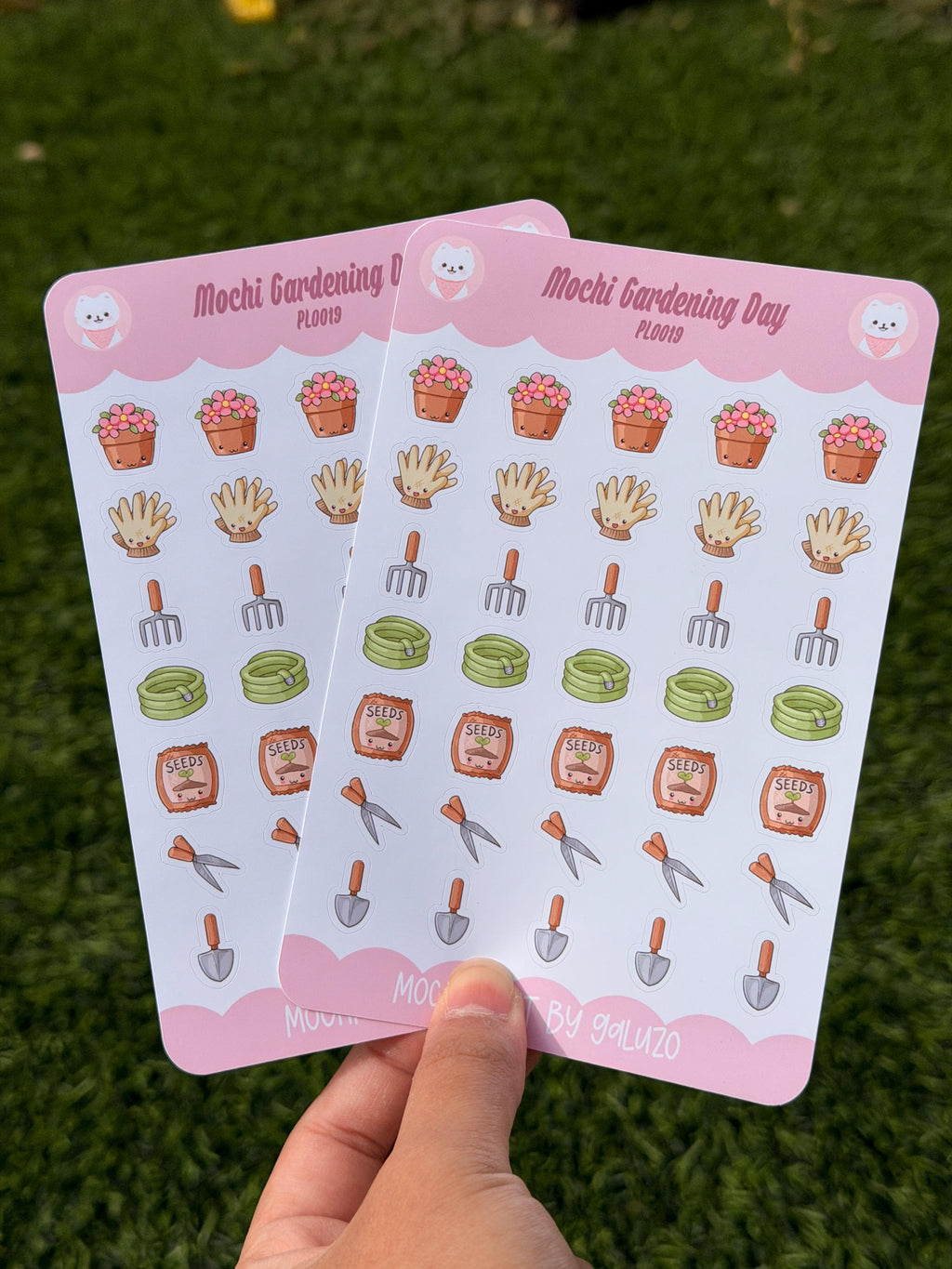 Kawaii Gardening Day Sticker Sheet | Kiss Cut