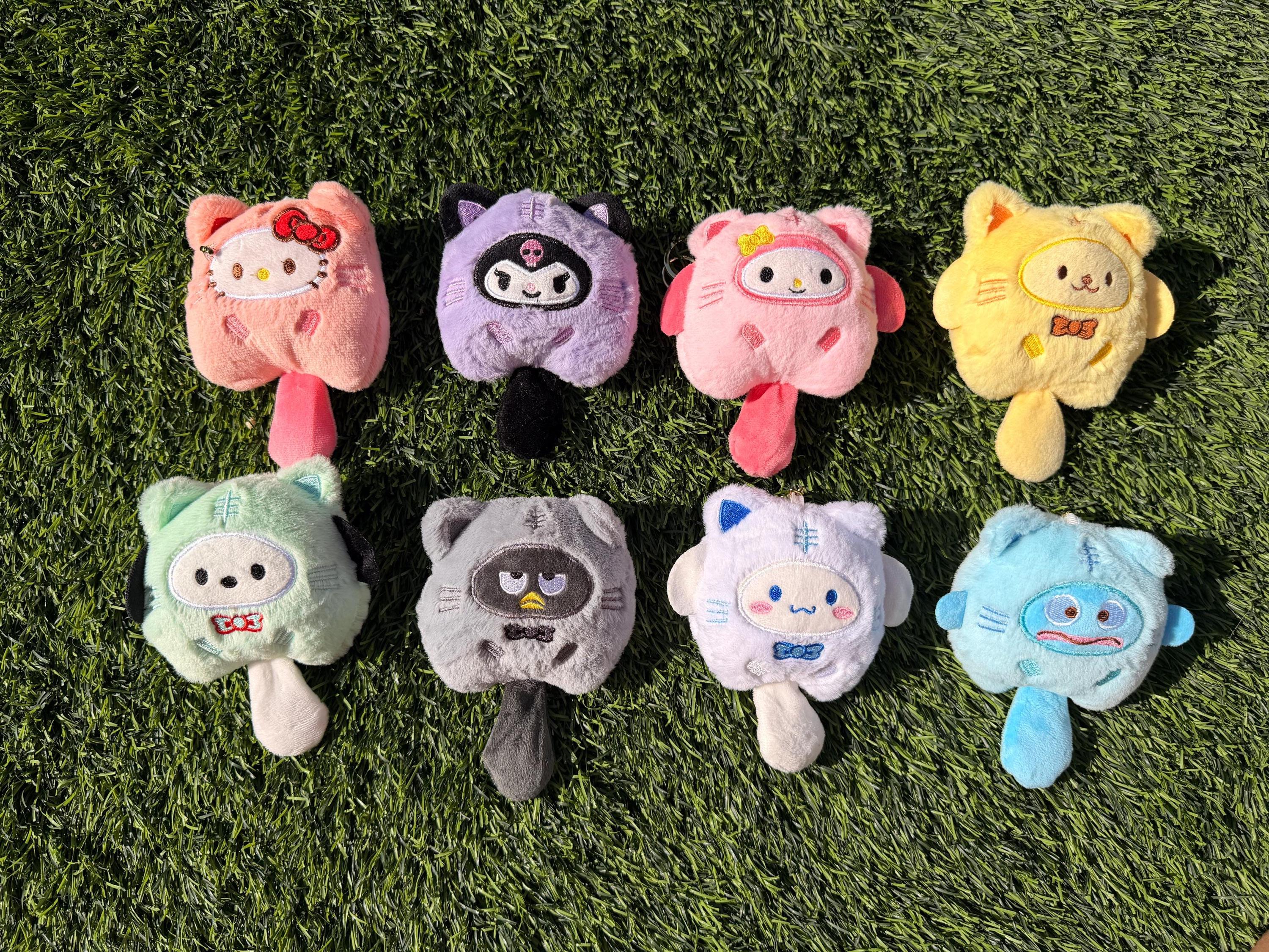 Cute Mini Plush Keychain | Kawaii Animal Plushies | Soft Bag Charm | Sanrio-Inspired Cute Plush | Gift for Friends, Kids, Collectible