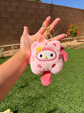 Cute Mini Plush Keychain | Kawaii Animal Plushies | Soft Bag Charm | Sanrio-Inspired Cute Plush | Gift for Friends, Kids, Collectible