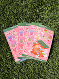 Snowflake Crisp | Scrapbooking | Sticker Sheet | Kiss Cut