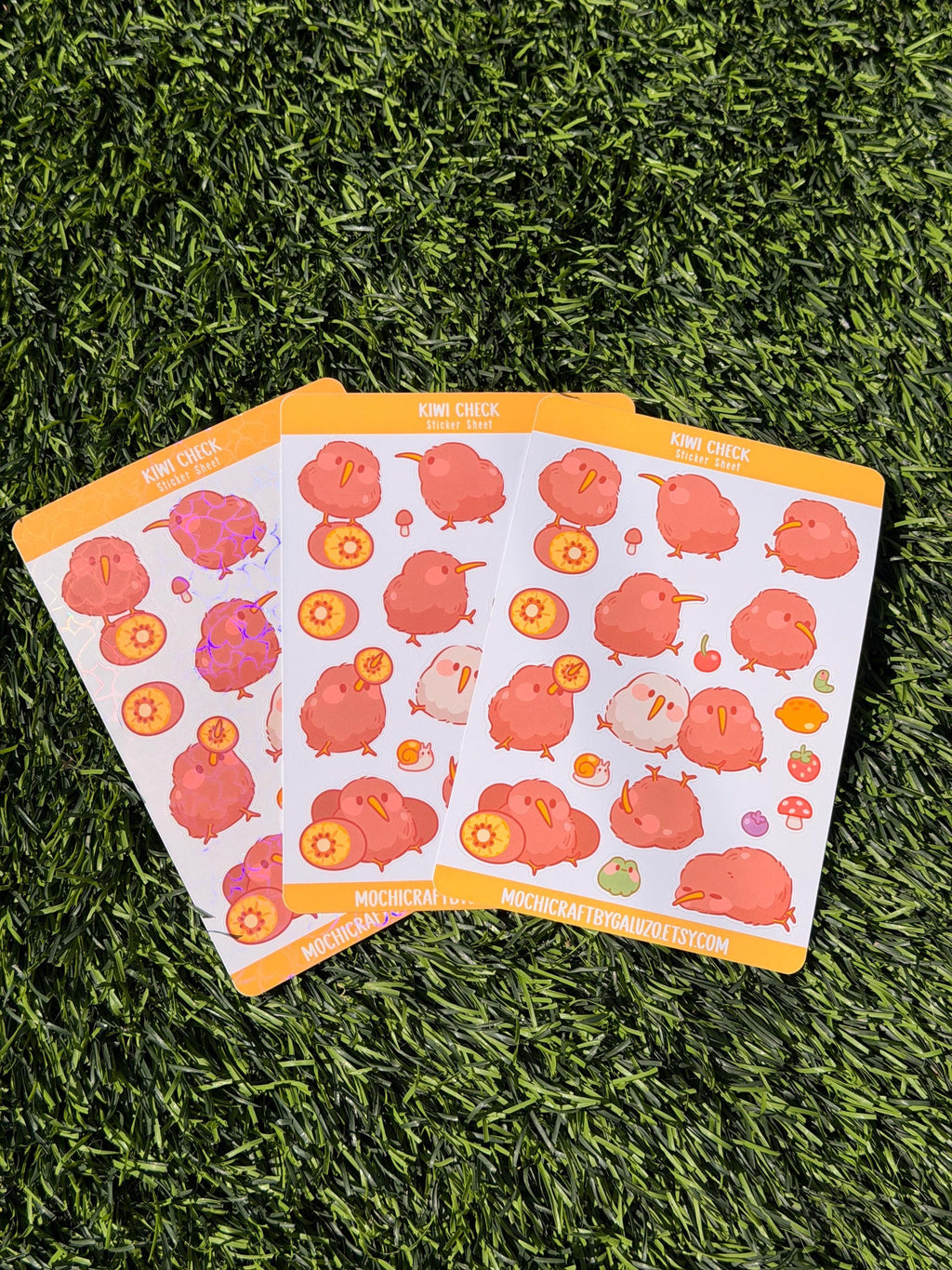 Kiwi Chick | Scrapbooking | Sticker Sheet | Kiss Cut