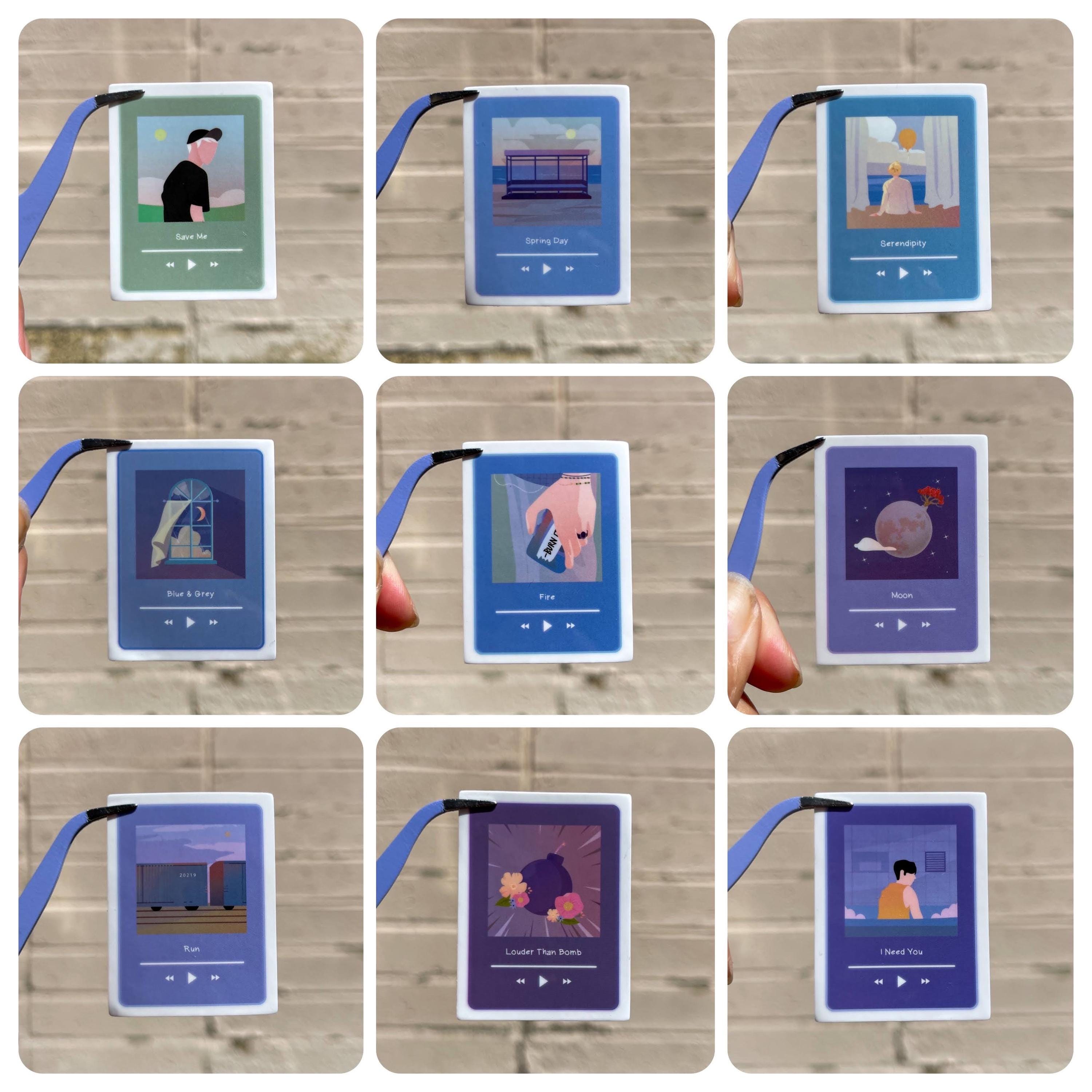 K-Pop-Song-inspiriertes Sticker-Set | 27 gestanzte Vinyl-Aufkleber | Glänzende, wasserfeste Abziehbilder