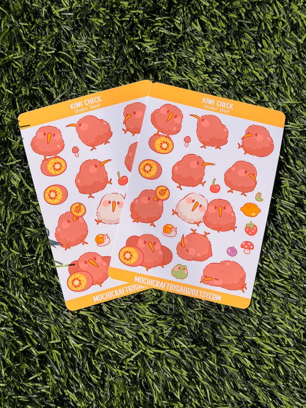 Kiwi Chick | Scrapbooking | Sticker Sheet | Kiss Cut