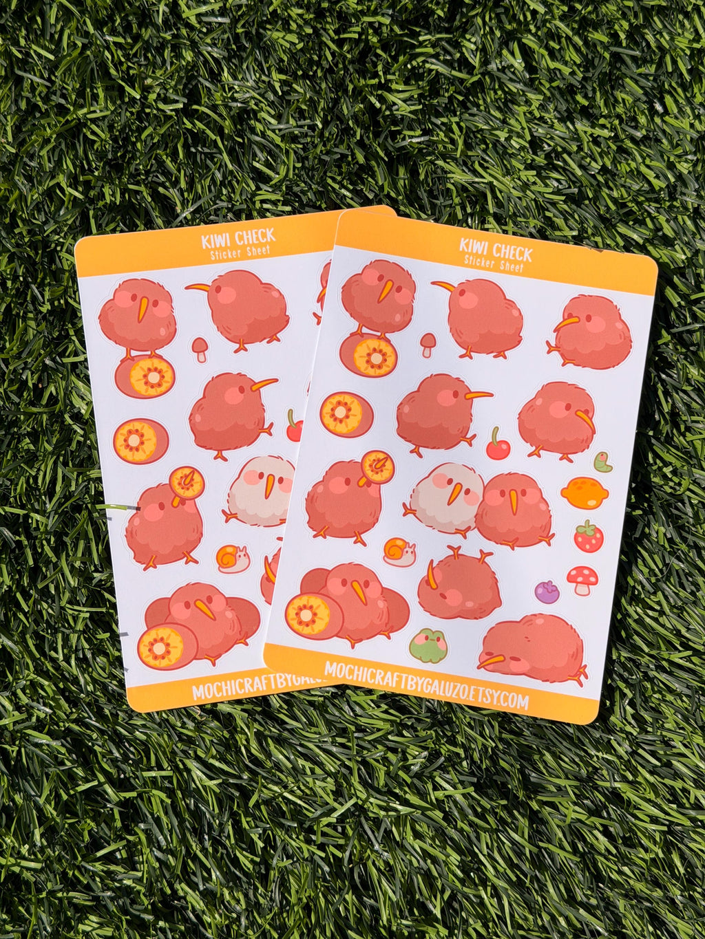 Kiwi Chick | Scrapbooking | Sticker Sheet | Kiss Cut