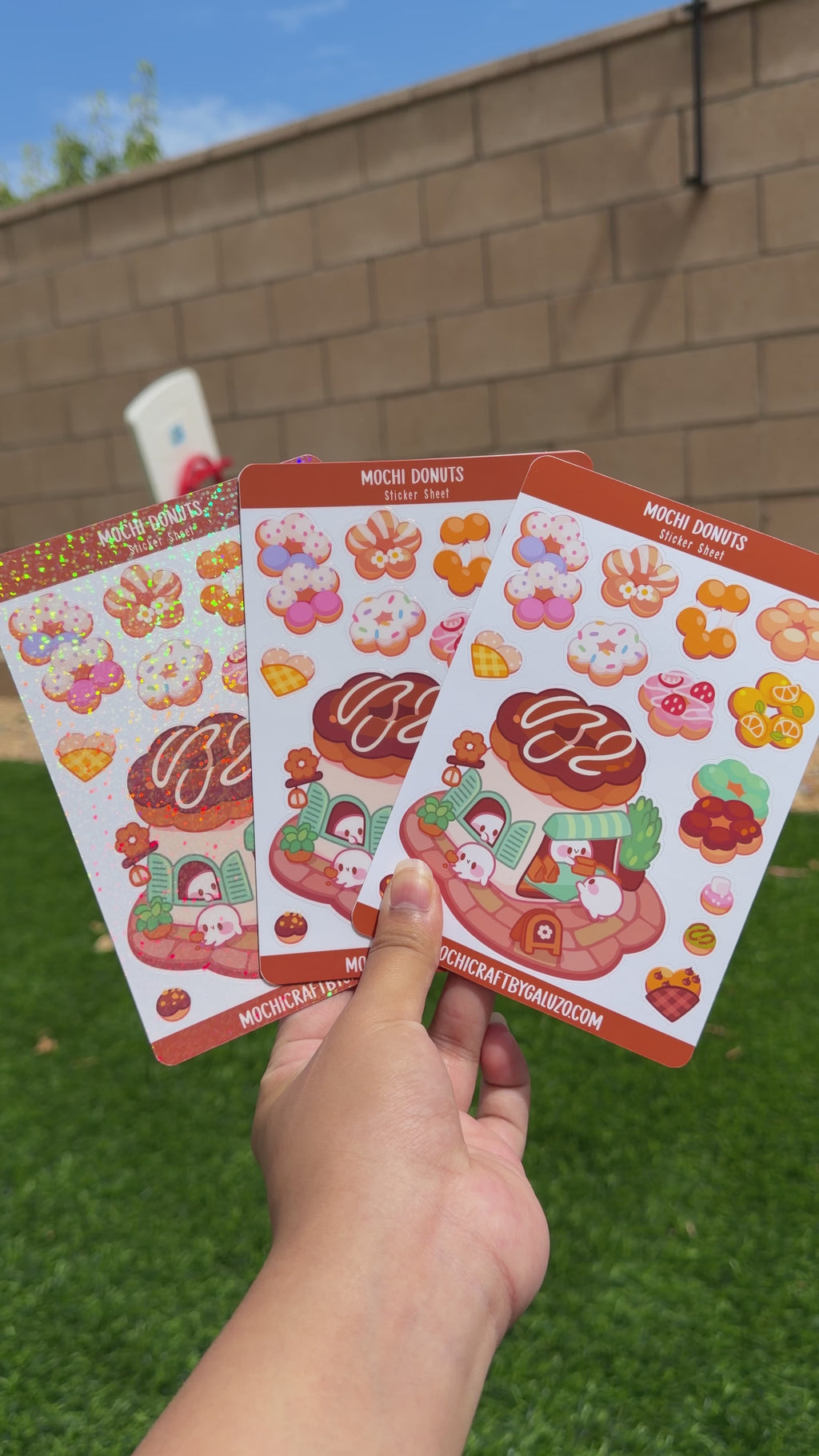 Mochi Donut | Scrapbooking | Sticker Sheet | Kiss Cut